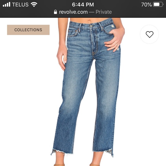 Girlfriend high waisted Helena jean.